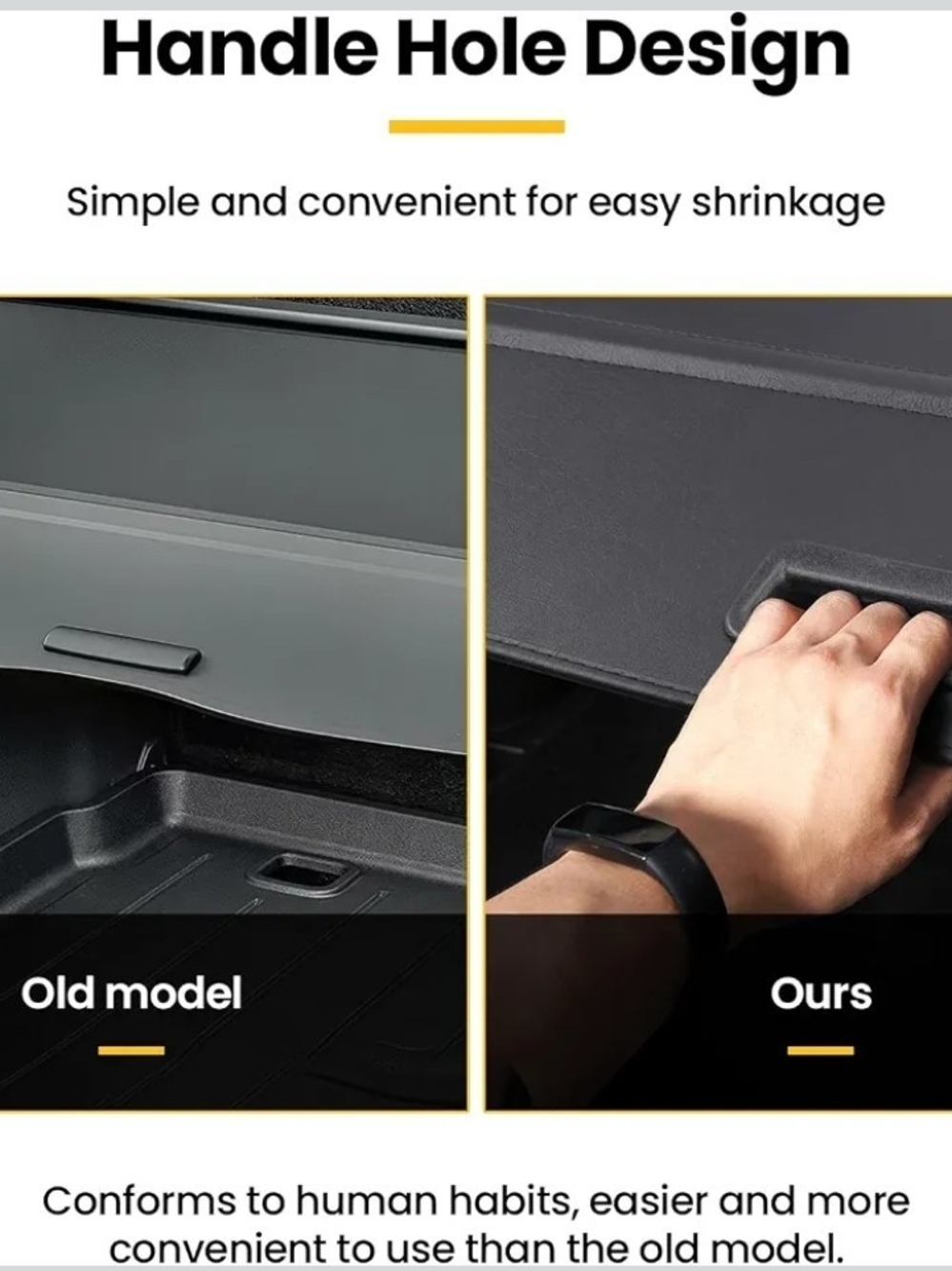 Drytuns Cargo Cover for Mazda CX-50 2023-2026 Retractable Trunk Privacy Shield - Picture 4 of 9